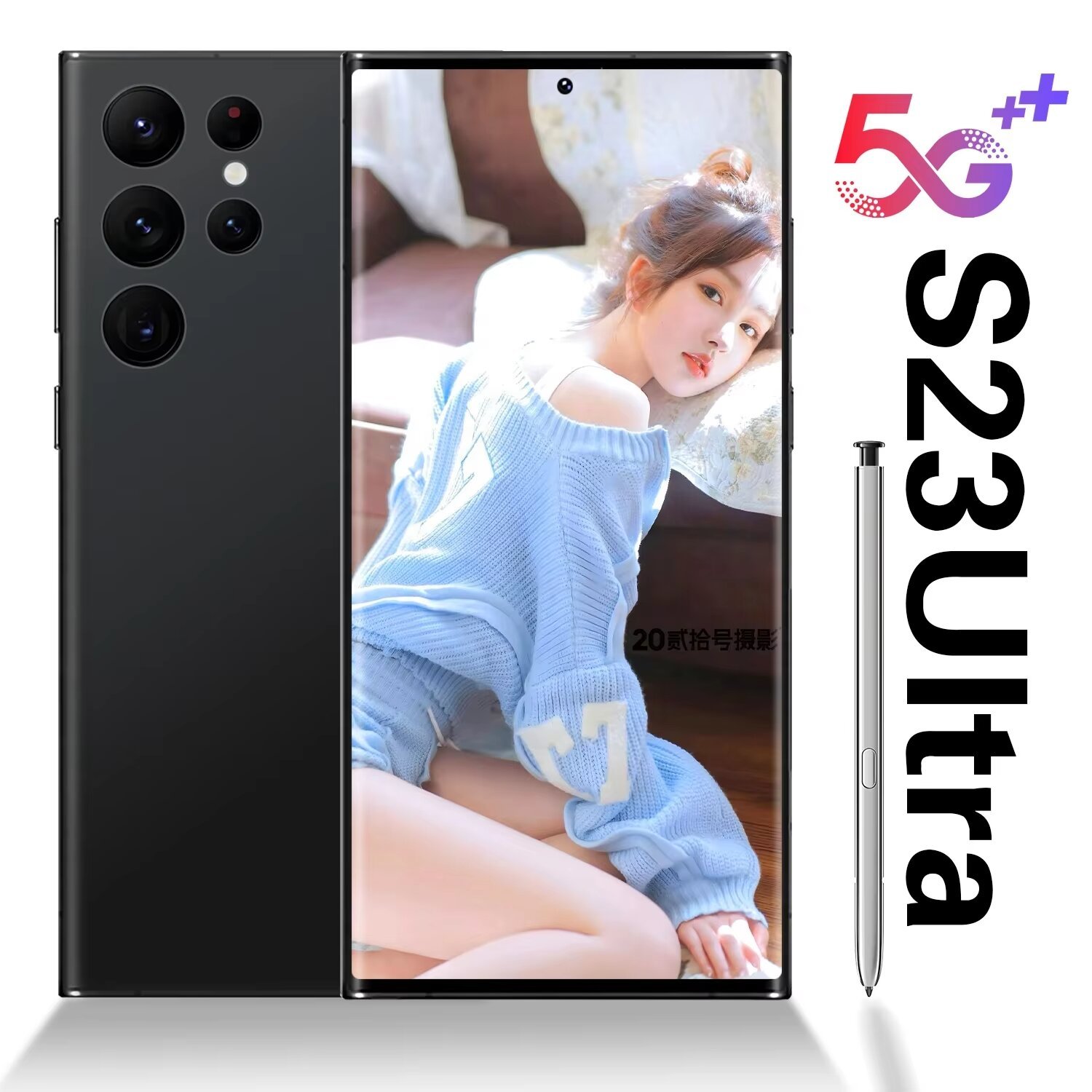 2024 New Original Phone S23 Ultra 16GB+1TB 5G 7.3-inch 48MP 108MP With Built-in Pen Android 13 Smartphone